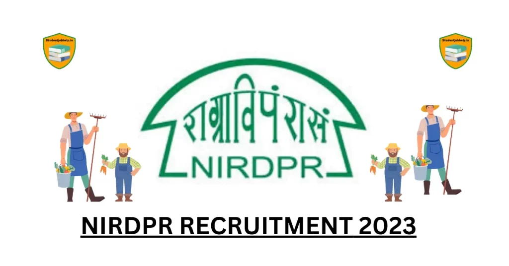 NIRDPR New Recruitment 2023