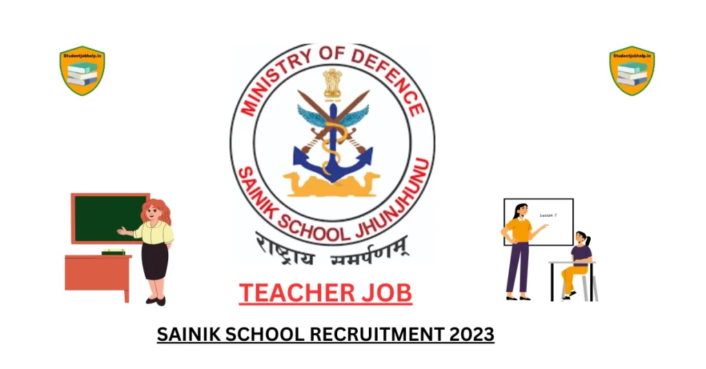 Sainik School Sujanpur Tira Recruitment 2023