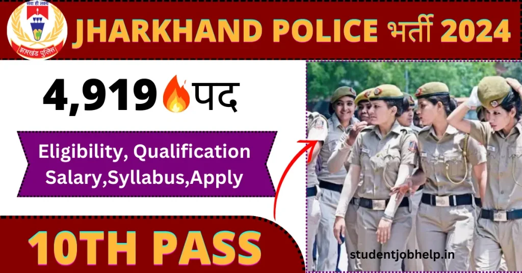 Jharkhand Police vacancy 2024