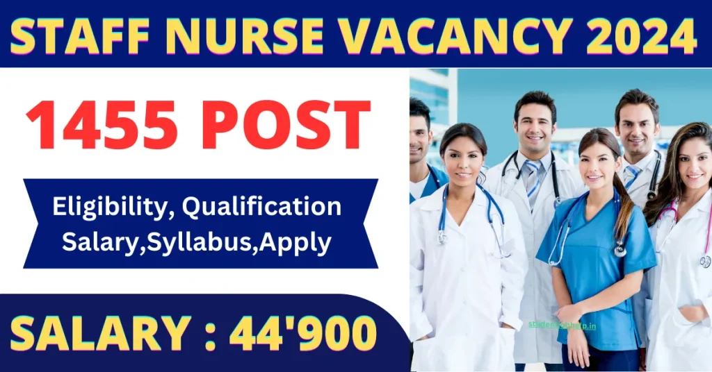 Staff Nurse Vacancy 2023
