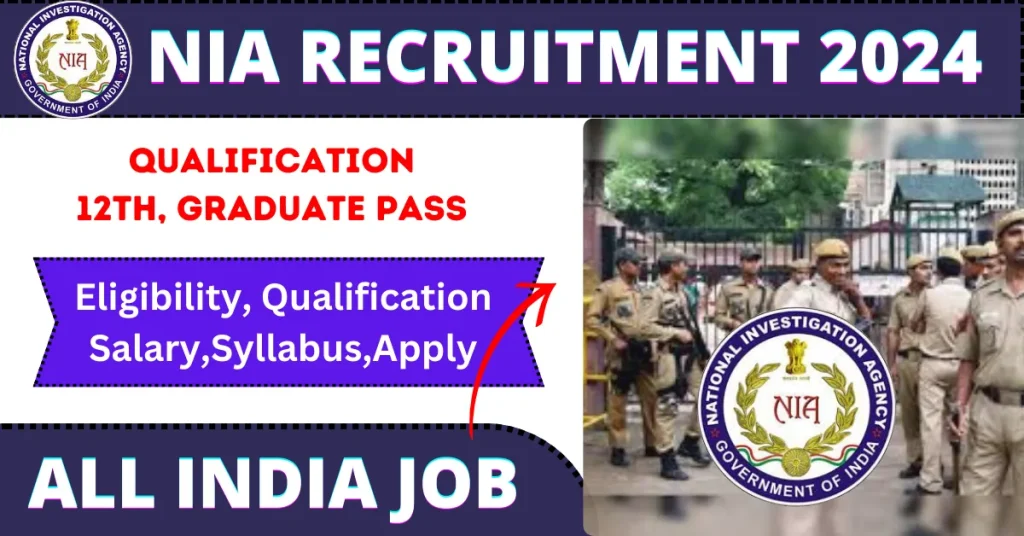 NIA Recruitment 2024