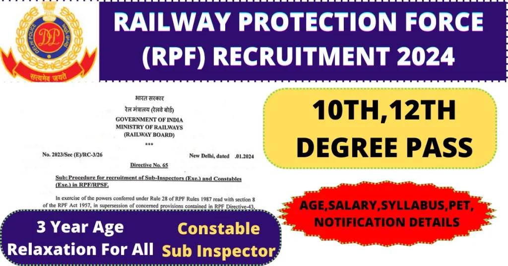 RPF Recruitment 2024